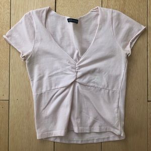 Brandy Melville pink Gina top